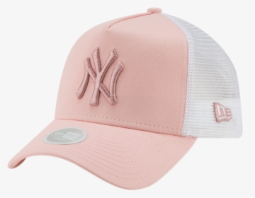 Ny Yankees Womens New Era League Essential Pink Trucker - Baseball Cap, HD Png Download, Free Download