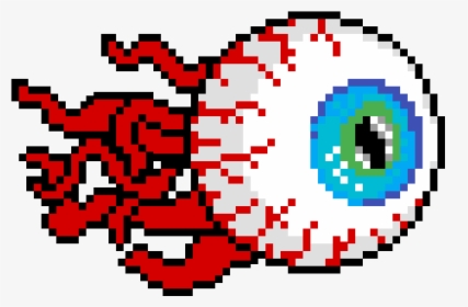 Terraria Eye Of Cthulhu Png Download Easy Pixel Art Cute