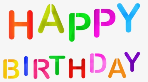 Happy Birthday Colorful Sign, HD Png Download, Free Download
