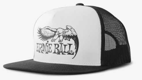 Black With White Front And Black Ernie Ball Eagle Logo - Ernie Ball Caps, HD Png Download, Free Download