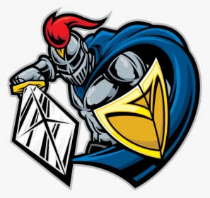 Knight With Sword And Shield - New Jersey City University Mascot, HD Png Download, Free Download