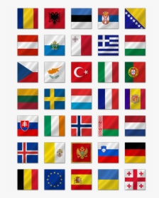 Europe Clipart Flag Europe - European Flags Transparent, HD Png Download, Free Download