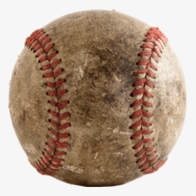 Baseball Ball Close Up - Baseball Ball Vintage Png, Transparent Png, Free Download