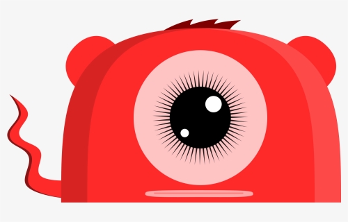 Monster Clipart Eyes - Cute Monster Vector Png, Transparent Png, Free Download