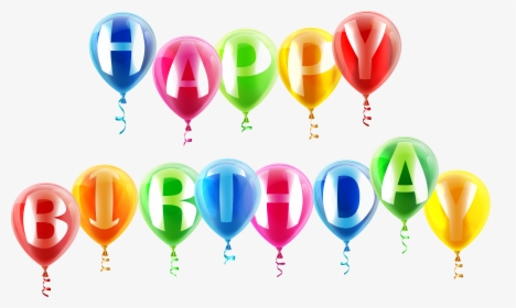 Free Download Of Happy Birthday Transparent Png Image - Happy Birthday Balloons Png Transparent Background, Png Download, Free Download