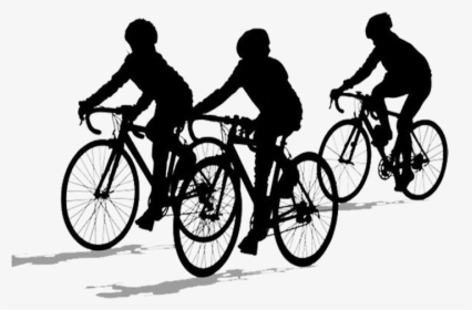 Transparent Kid Riding Bike Clipart - Bicycle Silhouette Png, Png Download, Free Download