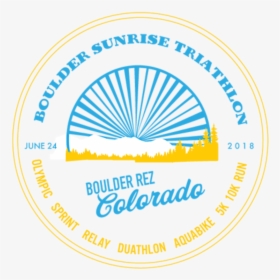 Boulder Sunrise Triathlon - Circle, HD Png Download, Free Download