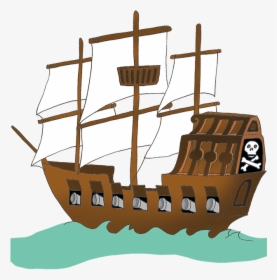 Pirate Ship Pirate Download Png Clipart - Clipart Pirate Ship Png, Transparent Png, Free Download
