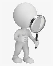 Clipart Money Person - Person Magnifying Glass Clipart, HD Png Download, Free Download