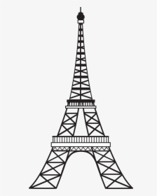 Transparent Tumblr Png Images - Simple Eiffel Tower Outline, Png Download, Free Download