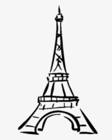 Eiffel Tower Drawing Clip Art - Eiffel Tower Cartoon, HD Png Download, Free Download