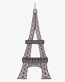 Clip Art Paris Eiffel Tower Drawing - Leaning Tower Of Pisa Drawing Easy Step, HD Png Download, Free Download
