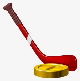 Hockey Stick And Puck Png - Mario Sports Mix Hockey Puck, Transparent Png, Free Download