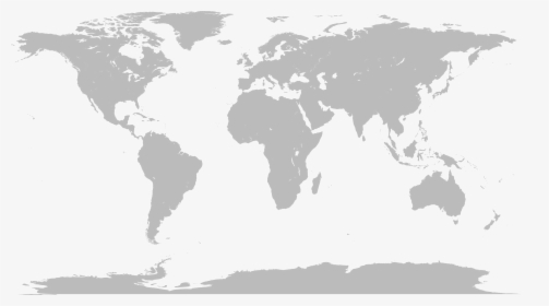Map Of The World No Borders, HD Png Download, Free Download