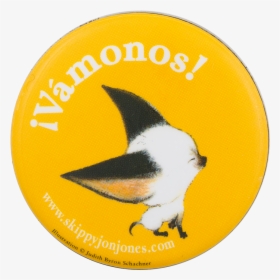 Vamonos Skippy Jon Jones Entertainment Button Museum - Bird, HD Png Download, Free Download