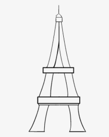 How To Draw Eiffel Tower - Drawing, HD Png Download, Free Download
