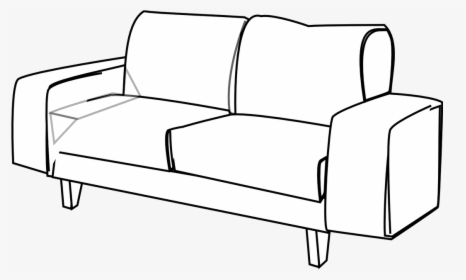 Transparent Black Couch Png - Clip Art, Png Download, Free Download