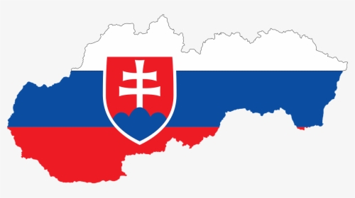 Slovakia Flag Map, HD Png Download, Free Download
