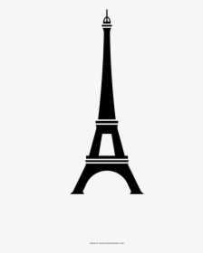 Coloring Pages Eiffel Tower Coloring Page Ultra Pages - Steeple, HD Png Download, Free Download