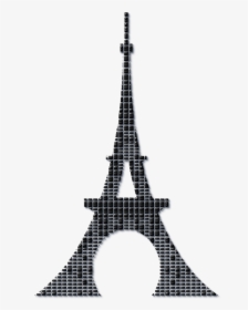 Grey Clipart Eiffel Tower - Torre Eiffel Fundo Transparente, HD Png Download, Free Download