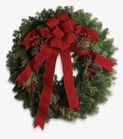 Christmas Design,christmas Ornament,christmas Eve,pine,fir,flower,pine - Wreath, HD Png Download, Free Download