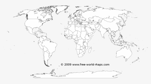 Plain World Map Clip Art At Clker - Gulf Of Mexico World Map, HD Png Download, Free Download