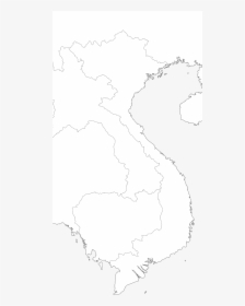 Transparent Vietnam Map Png - Blank Map Of Thailand Vietnam, Png Download, Free Download