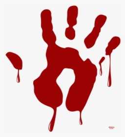 Кровь Png, Отпечаток Ладони, Png Blood, Png Blut, Sang - Hand Print, Transparent Png, Free Download