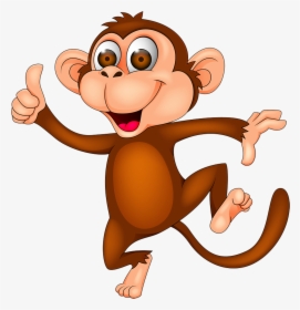Monkey Cartoon Clip Art - Monkey Cartoon, HD Png Download, Free Download