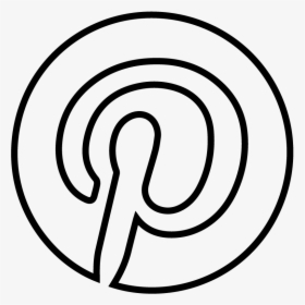 Pinterest &ndash Logomecca - Pintrest Logo Png Outline, Transparent Png, Free Download