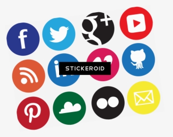Social Media Icon Png Transparent - Social Media Logos Transparent, Png Download, Free Download