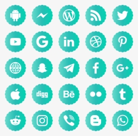 Social Media Icons Transparent PNG Images, Free Transparent Social Media  Icons Transparent Download - KindPNG