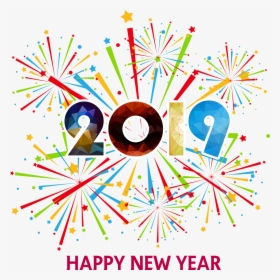 Happy New Year 2019 Png - New Year's 2018 Clipart, Transparent Png, Free Download