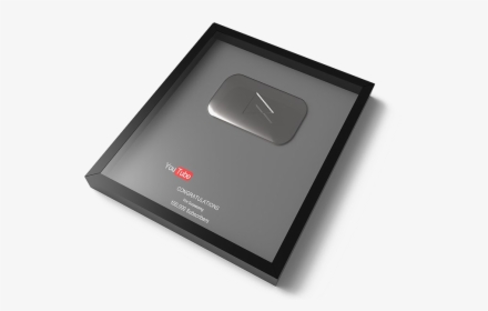 Silver Play Button Png Image - Silver Play Button Png, Transparent Png, Free Download