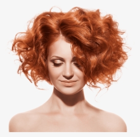 red hair model png