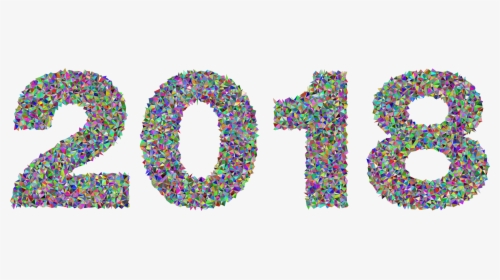 Download 2018 Happy New Year Png Transparent - Circle, Png Download, Free Download