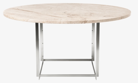 Fritz Hansen Pk 54 Poul Kjaerholm Table With Beige - Coffee Table, HD Png Download, Free Download