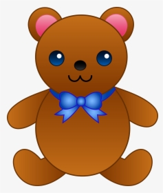 Bow Clipart Teddy Bear - Cartoon Pics Of Teddy Bear, HD Png Download, Free Download