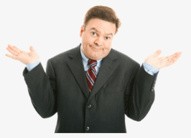 Dont Know Business Man - Shrug Stock, HD Png Download, Free Download