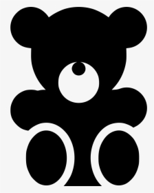 Teddy Bear - Teddy Bear Png Black, Transparent Png, Free Download