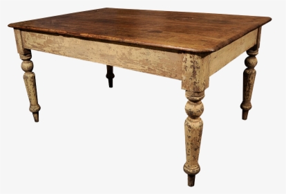 Antique Farmhouse Table Transparent Image - Old Table Png, Png Download, Free Download