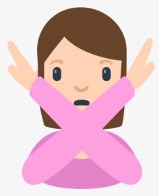 Shrug Emoji Png - No Hand Gesture Clipart, Transparent Png, Free Download