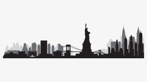 Transparent Charlotte Skyline Silhouette Png - Nyc Skyline Silhouette Transparent, Png Download, Free Download