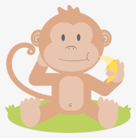 Cute Cartoon Monkey Png, Transparent Png, Free Download