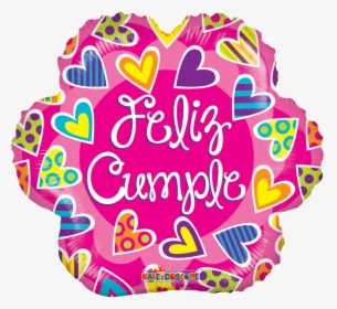 Transparent Cumpleaños Png - Feliz Cumpleaños Balloon Pink, Png Download, Free Download