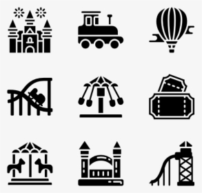 Theme Park Png Hd Image - Transparent Amusement Park Icon Png, Png Download, Free Download