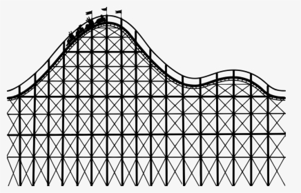 Roller Coaster Amusement Park Theme Park Free Picture - Roller Coaster Clipart, HD Png Download, Free Download