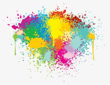 Colorful Splash Png - Vector Paint Splashes Transparent Background, Png Download, Free Download