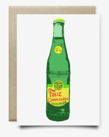 Topo Chico Feliz Cumpleanos Card - Beer Bottle, HD Png Download, Free Download