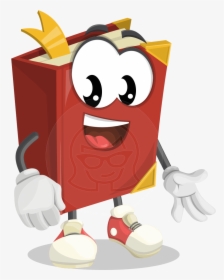 Book Character Png - Cute Book Clipart Png, Transparent Png, Free Download